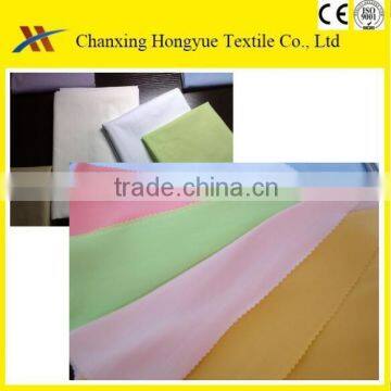 Dye fabric 100%polyester woven fabric for making bedsheets from china fabric market wholesale