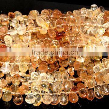 Imperial Topaz Pear Shape Beads