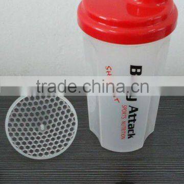 shaker bottle with two lid/BODY BUILDING