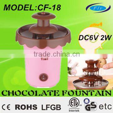 mini chocolate fountain [CF-18-2] CE GS ROHS