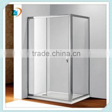 Rectangle sliding door shower enclosure