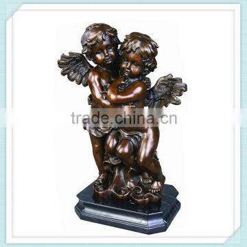 Decorative large bronze angel sculpture