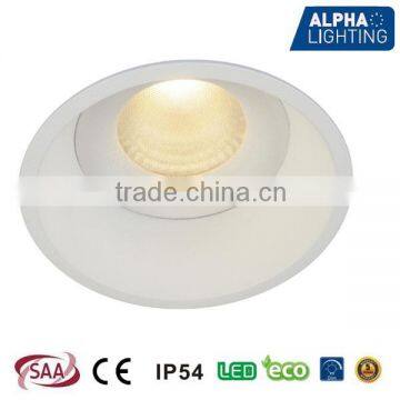 High Quality IP54 Fixed Dimmable Anti-glare High Power 13W COB LED Light