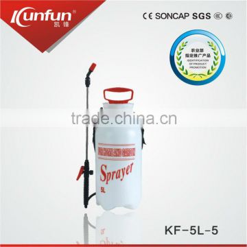 5L Garden pressure sprayer, manual air prssure sprayer, hand pump plastic sprayer ,lady sprayer (KF-5L-5)