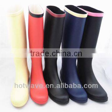 2014 new style lady's fashion rainboots/rubber boots