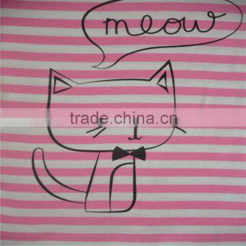 Cotton Net Plain Cat Baby Girl Tshirt photo-4