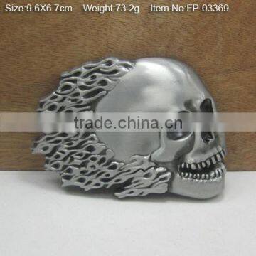 Custom Brand Name Buckle Plate Metal Belt Buckle photo-3