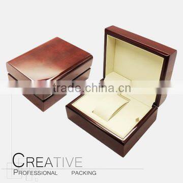 Single MDF high gloss wooden watch box