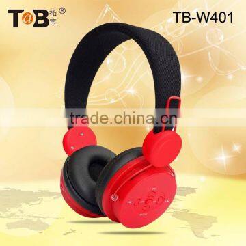 wireless headphone with memory card FM radio headset sports wireless mp3 player