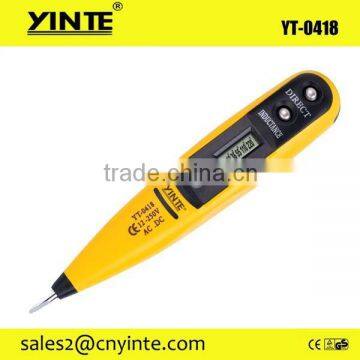 YT-0418 LCD display digital voltage tester advanced and portable