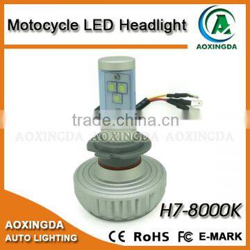 3000LM no fan high low dual beam G3S H4 H7 cree LED motorcycle headlight