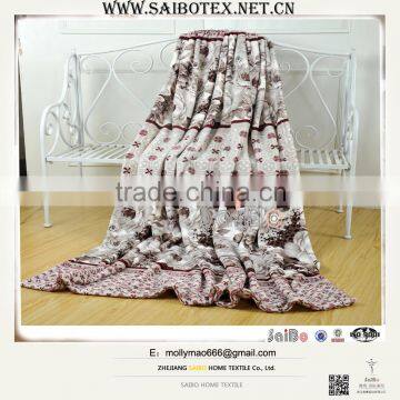 Fashion design micro fleece material printing blanket