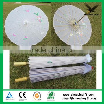 Customized Logo Promotional Bamboo Paper Umbrella