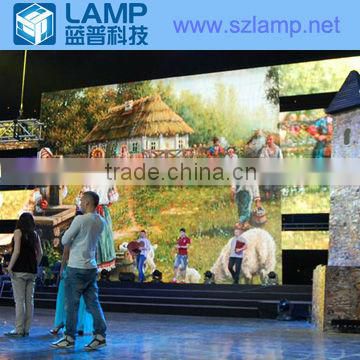 LAMP outdoor led curtain video display on stage