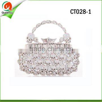 2016 CT028 fashion designer women rhinestone crystal clutch bag