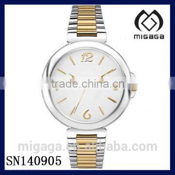 fashion 2 tone plating quartz watch for women*WOMENS TWO TONE STAINLESS STEEL WATCH