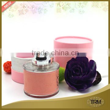 Pink round women perfume