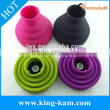 manufactuer wholesale silicone hair dryer diffuser silicone flash diffuser