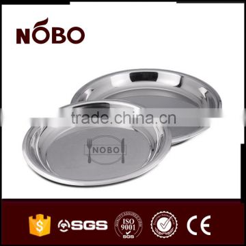 nobo metal serving tray with round shape