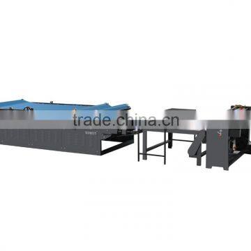 Corrugated cardboard making machine manual flute laminator