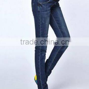 European style fashion 98% cotton denim jeans for pregnant women