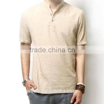 Quality Slim Fit Blank Polo Wholesale Shirt Hemp T Shirts photo-4
