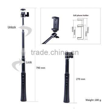 Bluetooth Selfie Pole With Bluetooth Remote Shutter Built-in for Smartphones photo-4