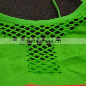 Seamless Spandex Cropped Cami Bra Spaghetti Strap Layering Tank Top Underwear photo-2