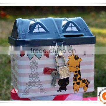 House Tins wholesale metal box/small metal money box