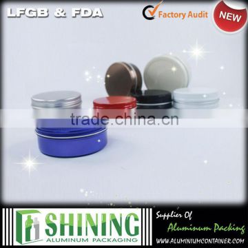 2013 cosmetics empty cream aluminum jar