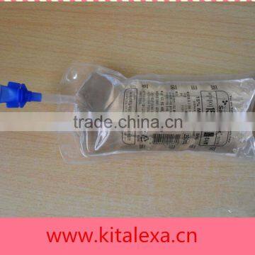 250ML non PVC infusion bag, infusion bag, double bag infusion, medical infusion bag