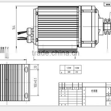 Brushless DC Motor,BLDC , Tricycle Motor,2kw Brushless dc Motor photo-3