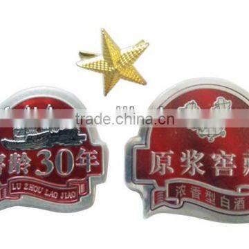 custom 3d embossed vintage tin metal sign