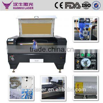 CE,FDA certification 1300*900mm HQ-1390 co2 stainless steel laser cutting machine price