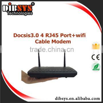 4 port CMTS Docsis 3.0/2.0 Ethernet over Coax cable Modem