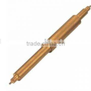 Machined brass shaft