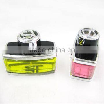 Custom fashionable aroma car perfume glass bottle in good quality