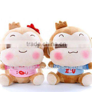 Nice design plush stuffed cute hip hop monkey toys