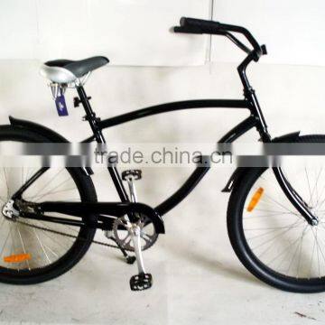 26"male black beach bicycle for sale SH-BB082