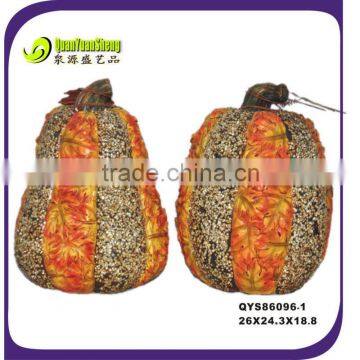 New autumn glitter powder resin thanksgiving pumpkin