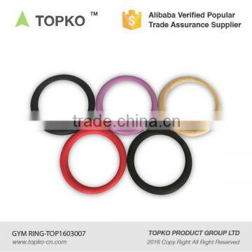 TOPKO Crossfit Gym Rings ABS Gym Rings With Strap And Flexible Buckles Gym ring