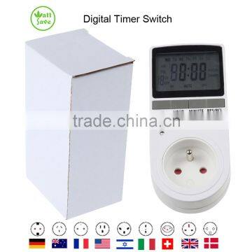 Electronic Digital Timer Switch French Plug photo-2