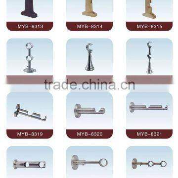 aluminium zinc single double curtain bracket