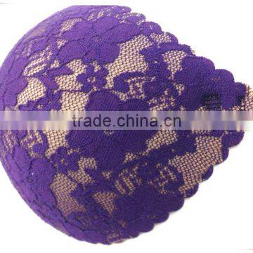 Hottest Sexy Purple Lace Lingerie Invisible Bra For Low-neck Tops Bra Sponge photo-2