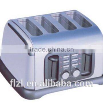 commercial/home stainless steel 4 slice bread toaster