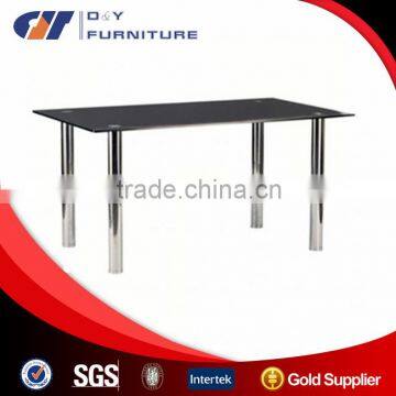Black Glass Top Dining Table