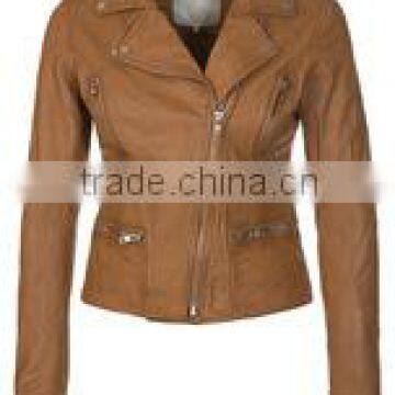 Leather motorbike Jacket/Women Leather Jacket/Motorcycle Jacket