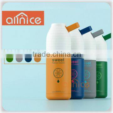 Wholesale Promotional double wall insulated vacuum stainless steel water bottle with portable rope