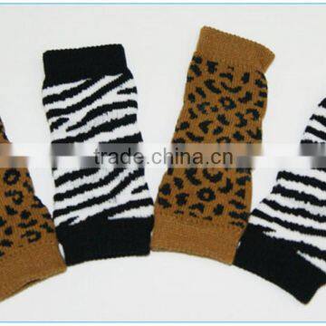 Fashion Pet leg warmers / dog leg warmer leopard print