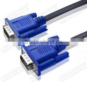 NICKEL PLATED VGA CABLE MALE TO MALE FOR COMPUTER